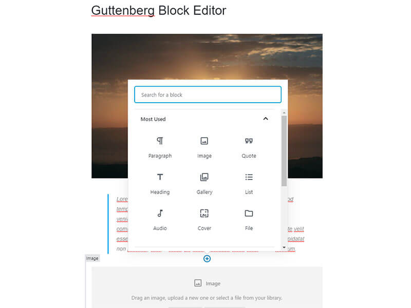 Block Editor